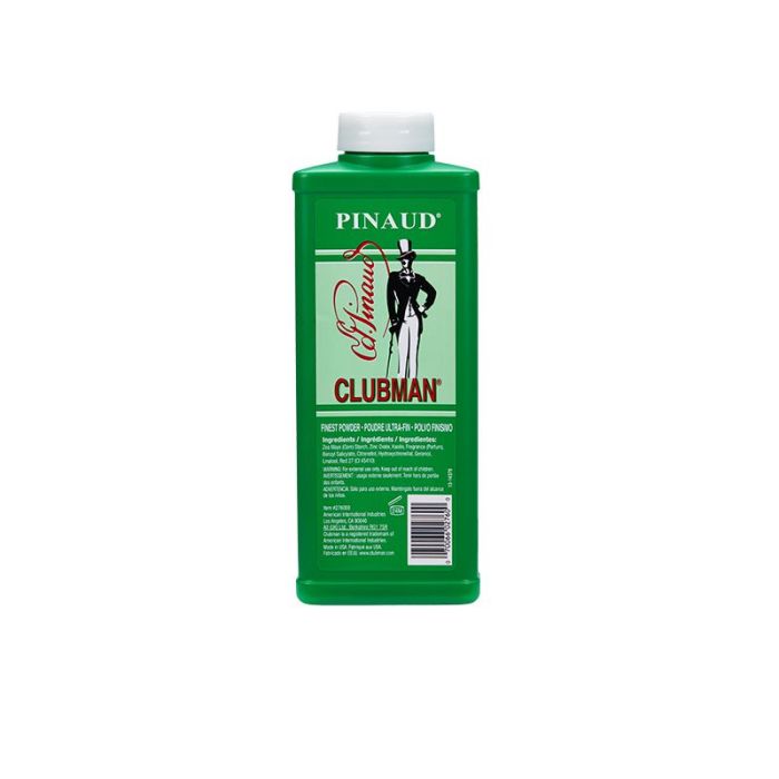 Vous vous sentez un peu mal à l'aise et collant ? Ça arrive aux meilleurs d'entre nous! Le Clubman Pinaud Finest Powder White est là pour vous. Cette poudre sans talc est savamment formulée pour vous garder au frais et au sec même lorsque les choses se compliquent. Affrontez votre journée avec une confiance inébranlable.