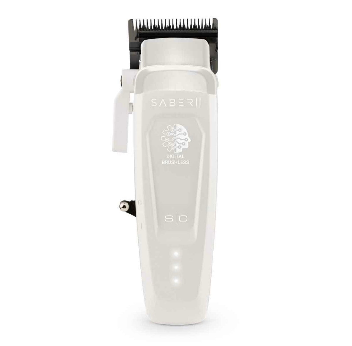 StyleCraft Saber II White Édition limitée – Tondeuse de coupe professionnelle brushless