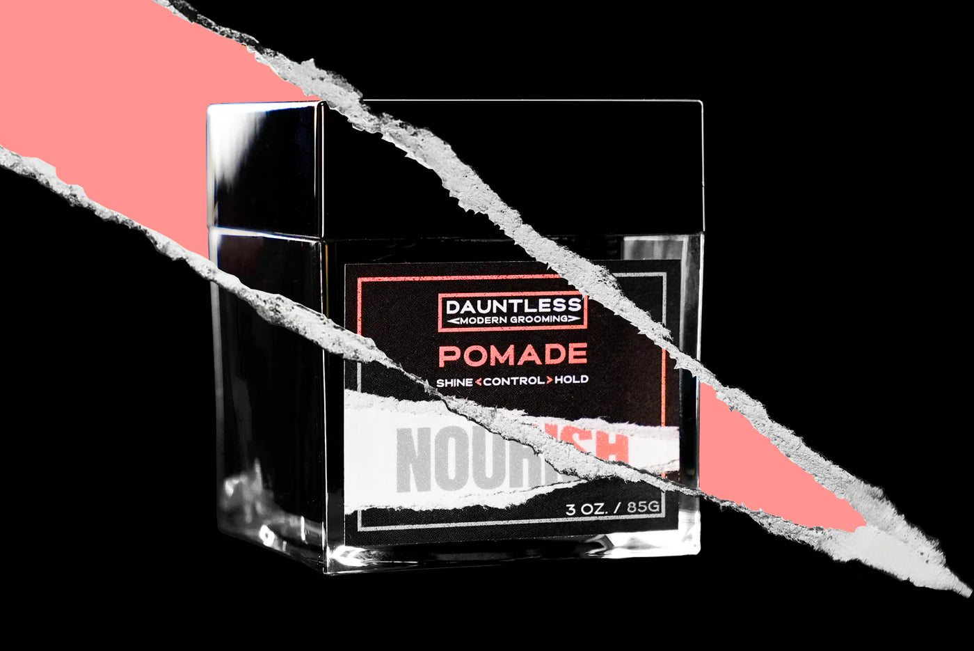 Dauntless Pomade – Pomade coiffante premium water-based Tenue moyenne & Brillance légère