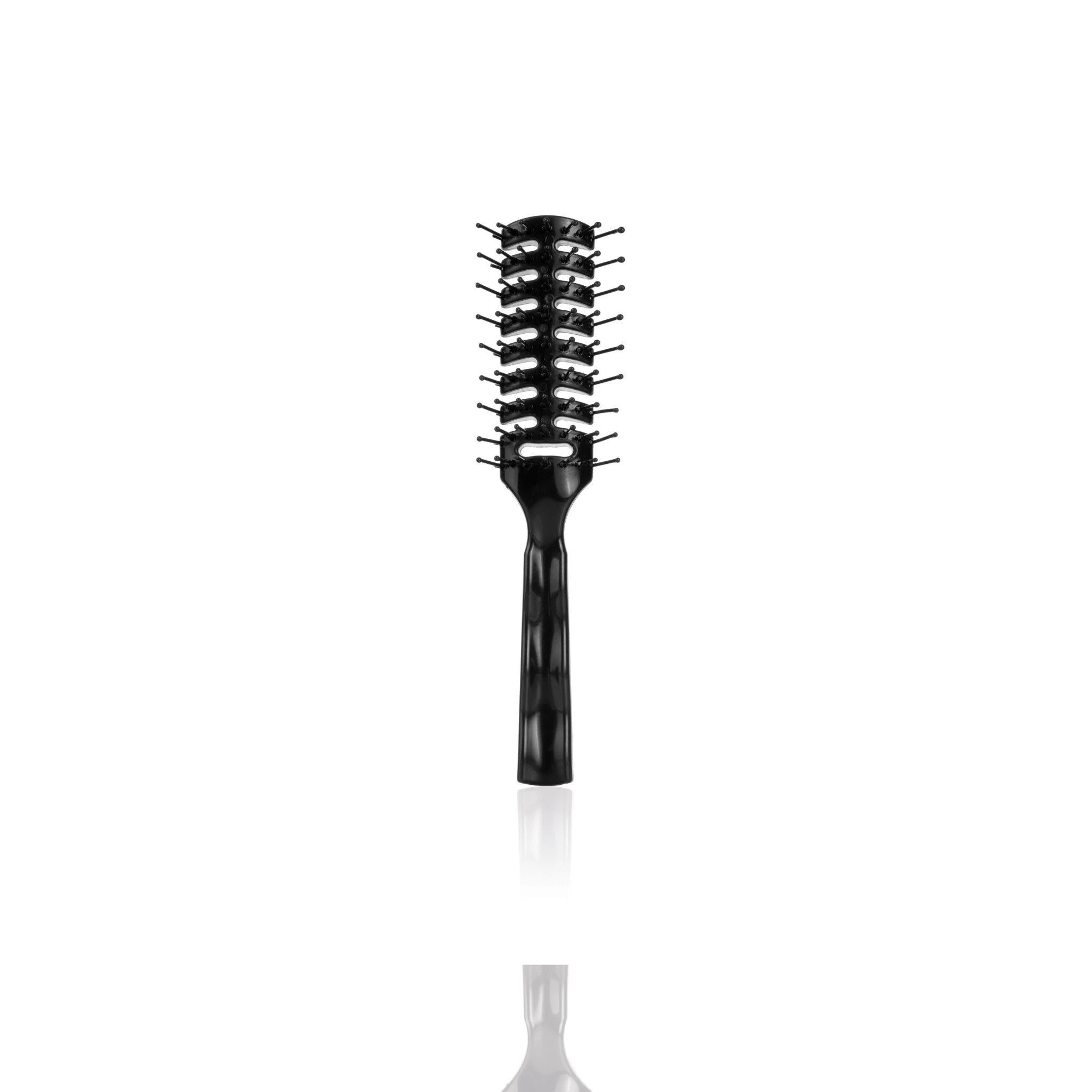 Brosse araignée professionnelle noire – brushing & volume
