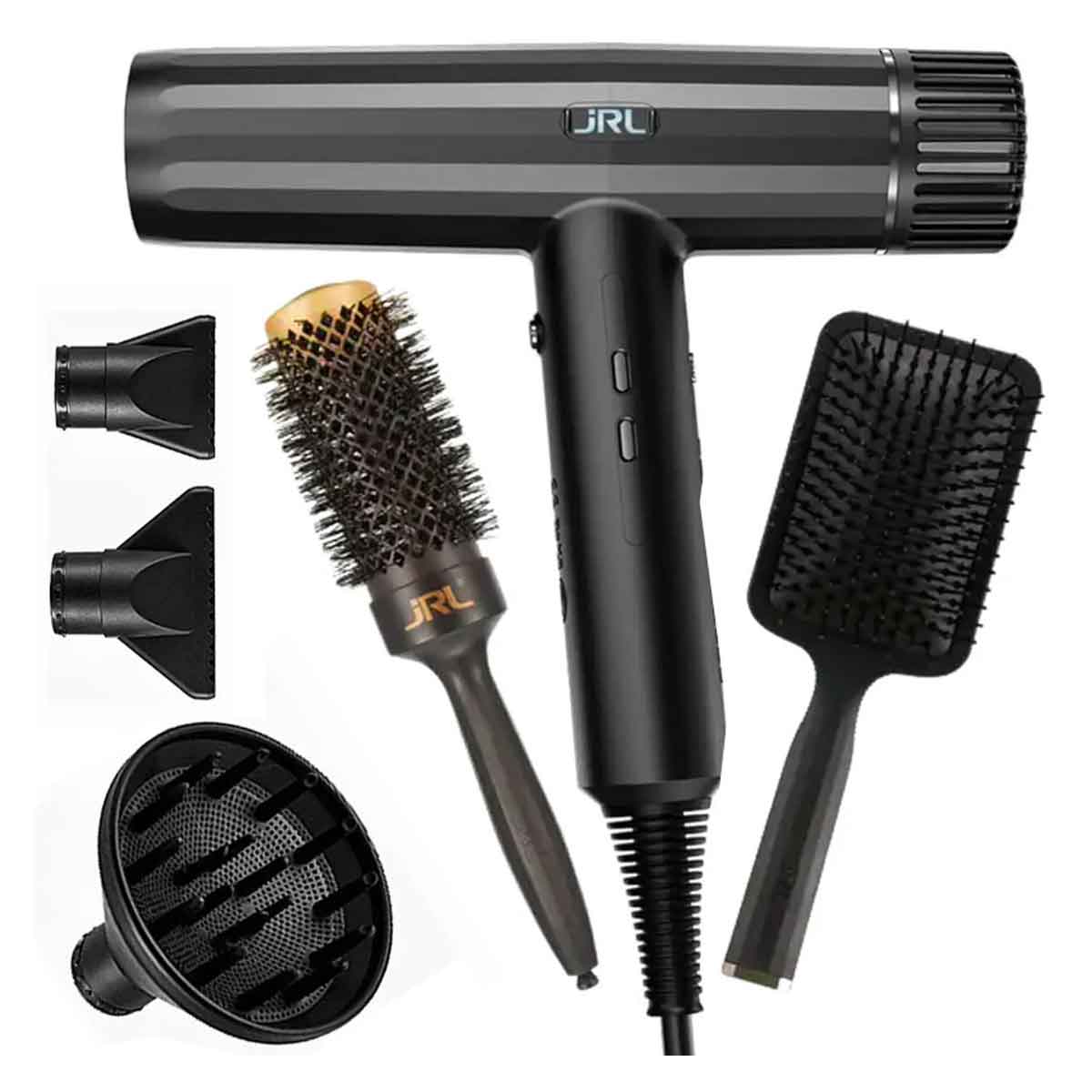 Coffret JRL FORTE Sèche-cheveux +2 brosses offertes