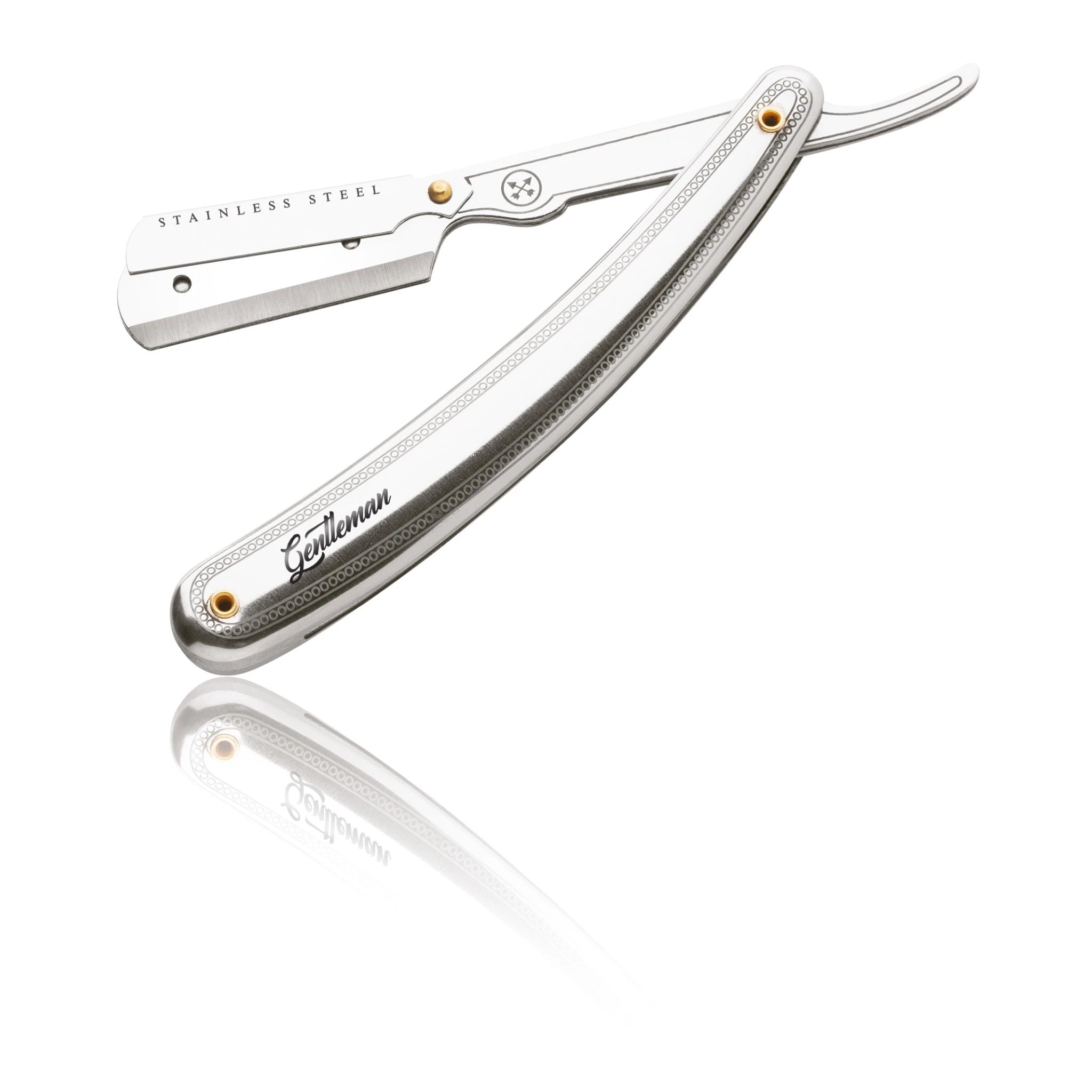 Shavette Gentleman Inox style Parker – Rasoir Barber Professionnel